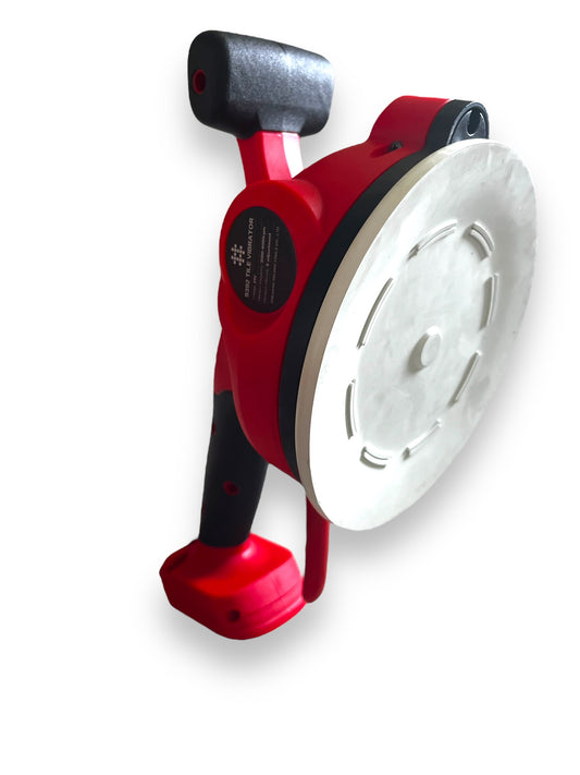 outil de pose carrelage ventouse vibrante vue inclinée